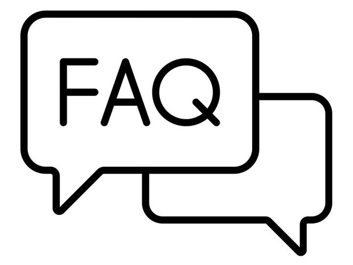 Image of FAQ comment bubble. 