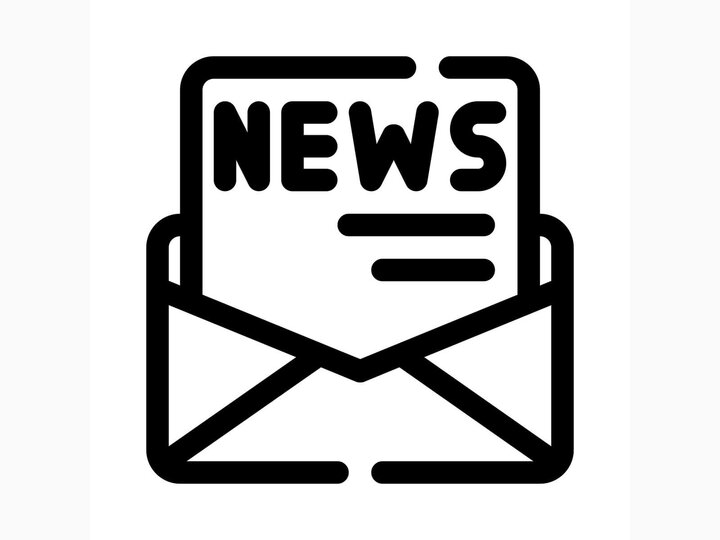 Image of newsletter icon. 