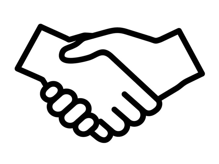 Image of shaking hands. 