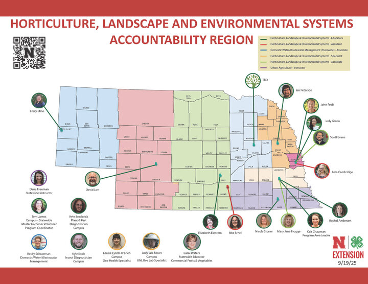 Map of HLES Experts across the State
