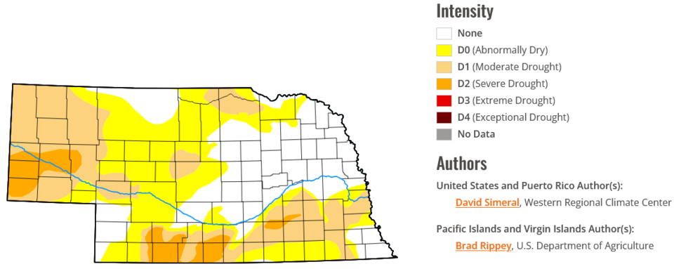 July 29, 2025 Drought Map