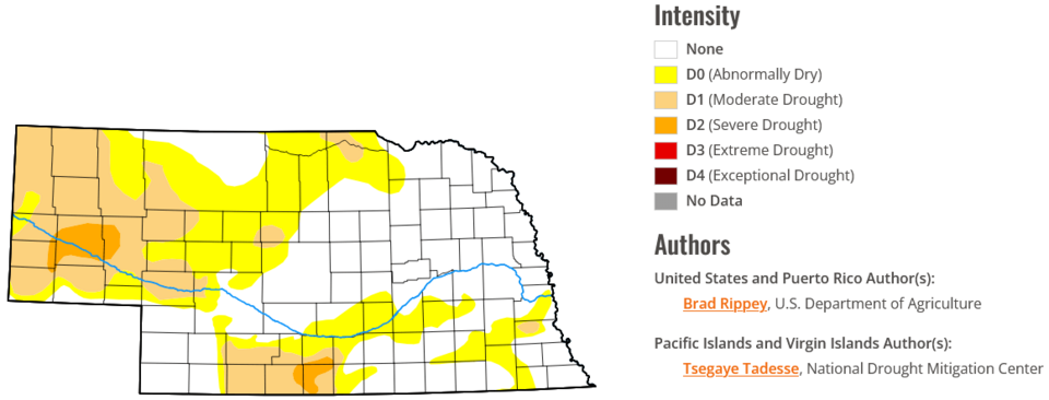 August 28, 2025 Drought Map